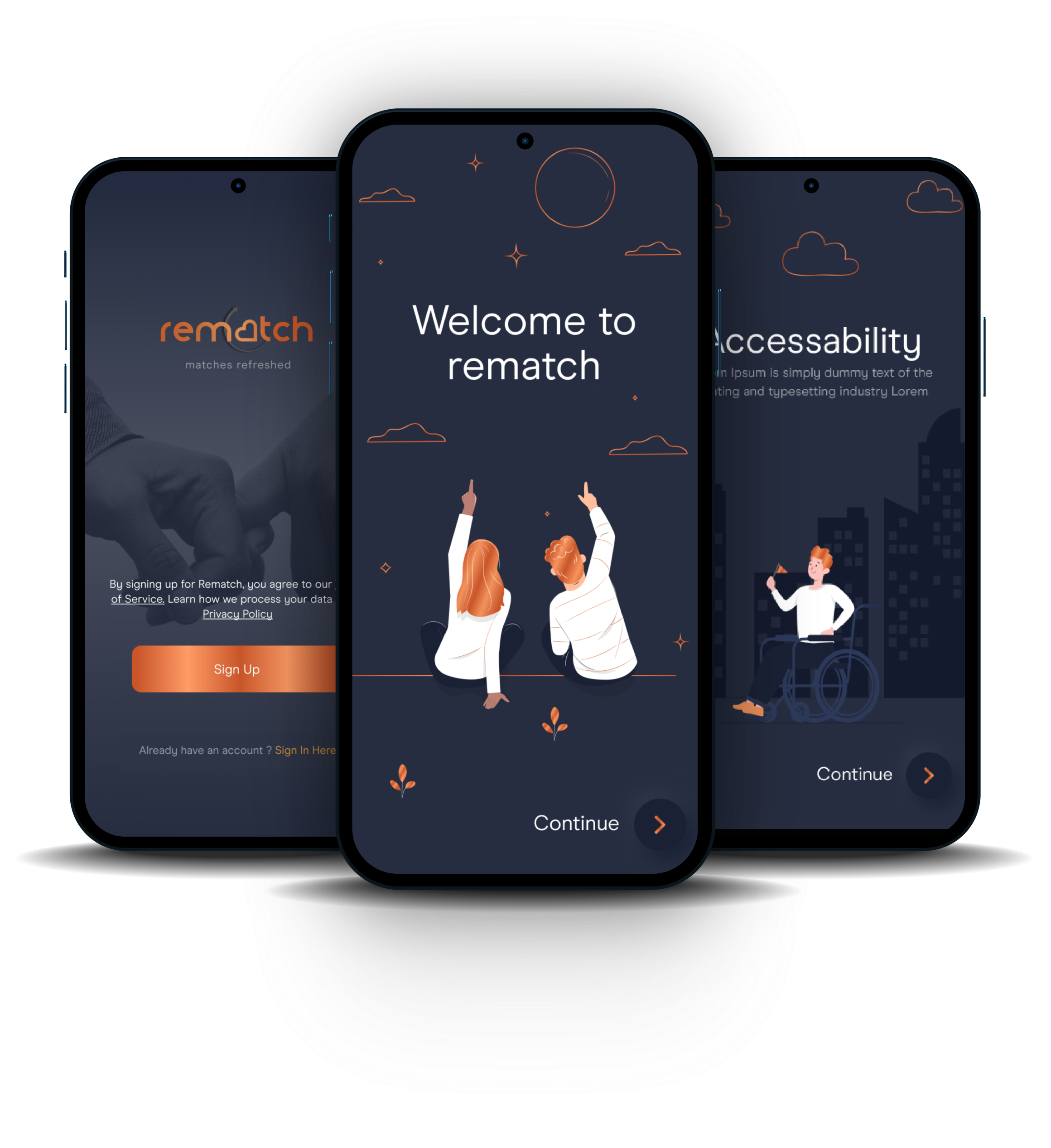 Learn about rematch app on this page, the features and facilities offered