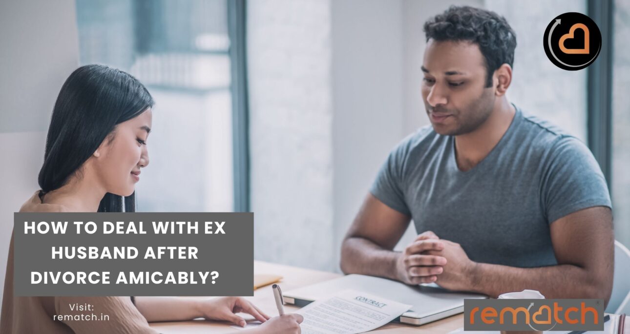 How to deal with ex husband after divorce amicably?