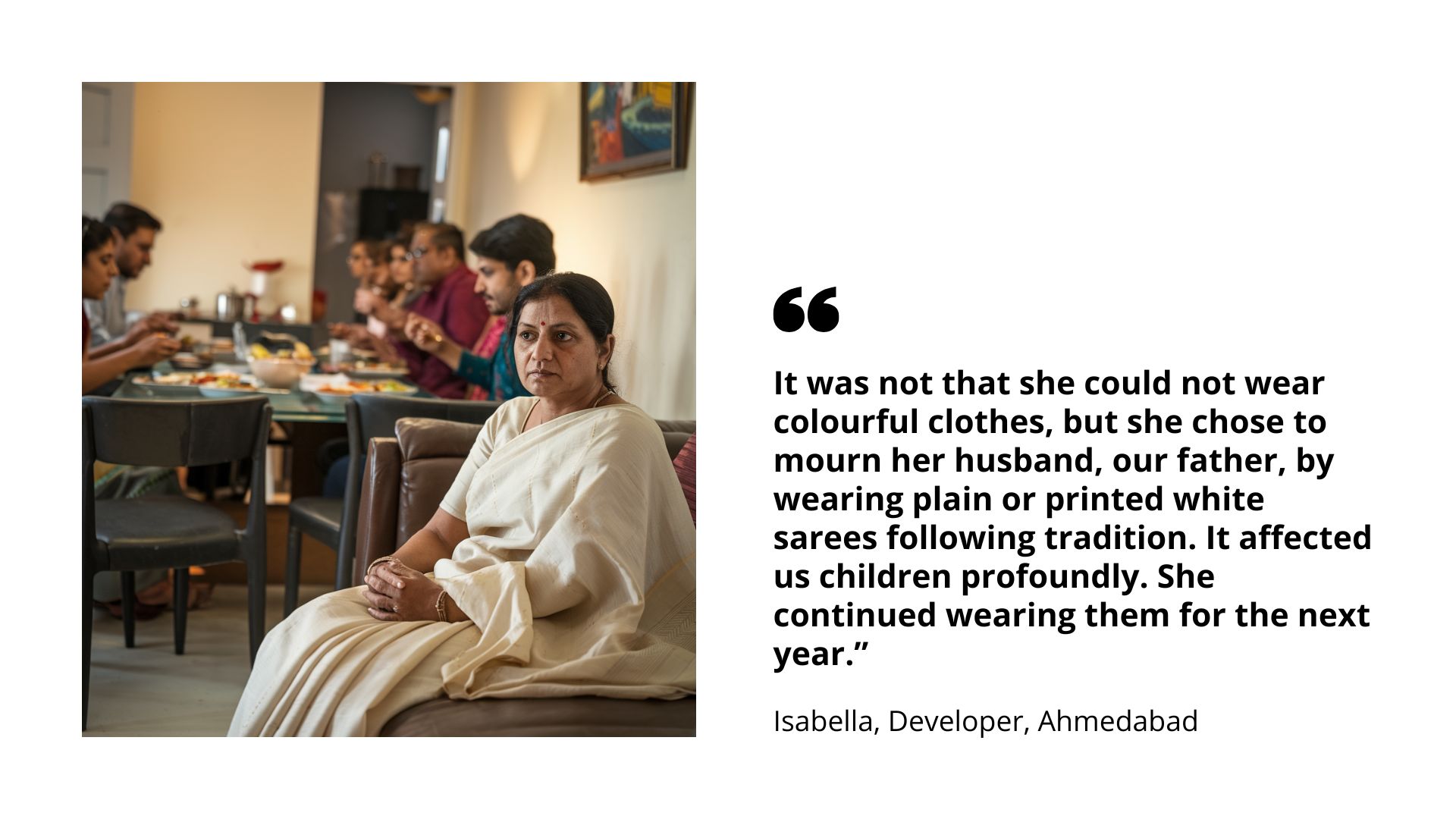 Exploring the Cultural Stigma of Widowhood in India